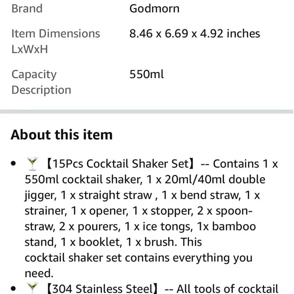 Cocktail Making Set - Picture 4 of 4